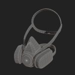Gas mask protection futuristic technology armor