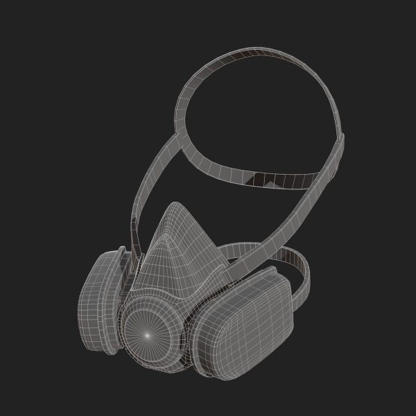 Gas mask protection futuristic technology armor