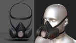 Gas mask protection futuristic technology armor