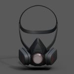 Gas mask protection futuristic technology armor