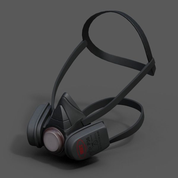 Gas mask protection futuristic technology armor