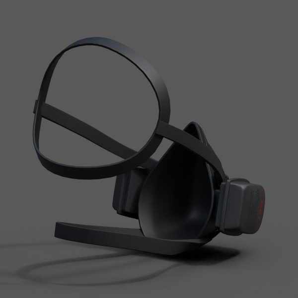 Gas mask protection futuristic technology armor