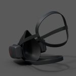 Gas mask protection futuristic technology armor