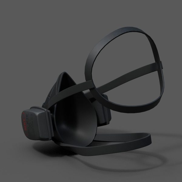 Gas mask protection futuristic technology armor
