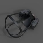 Gas mask protection futuristic technology armor