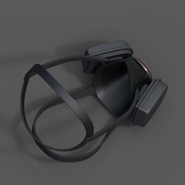 Gas mask protection futuristic technology armor