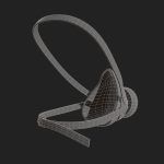 Gas mask respirator scifi military combat 3d futuristic