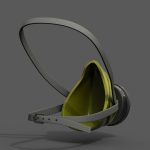 Gas mask respirator scifi military combat 3d futuristic