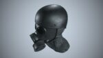 Gas Mask with hat PBR Game Ready
