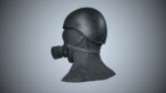 Gas Mask with hat PBR Game Ready