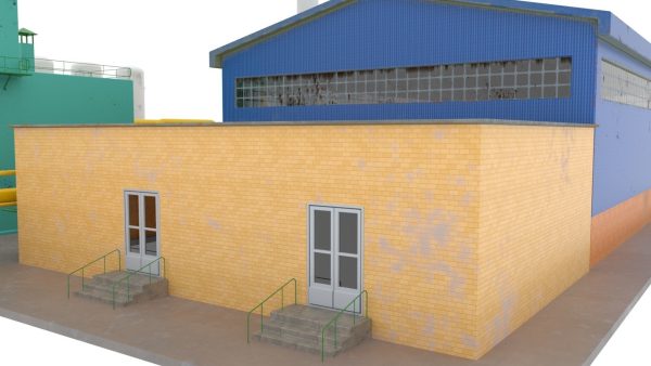 Gas production plant