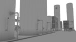 Gas production plant