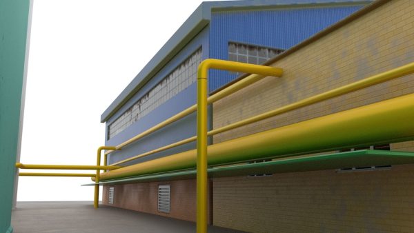 Gas production plant
