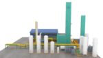 Gas production plant