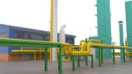 Gas production plant