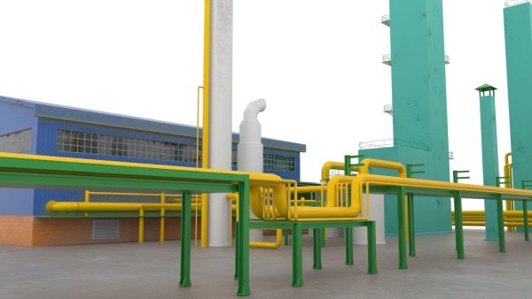 Gas production plant