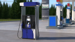 Gas Pump Blue