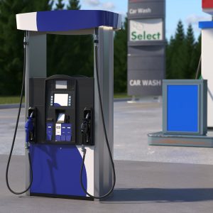 Gas Pump Blue