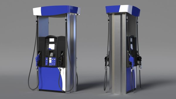 Gas Pump Blue