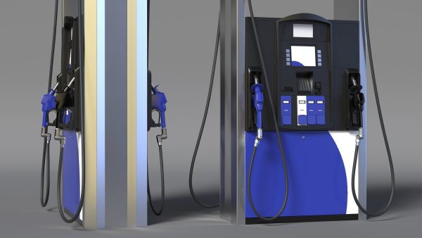 Gas Pump Blue