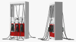 Gas Pump Red