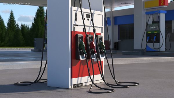 Gas Pump Red