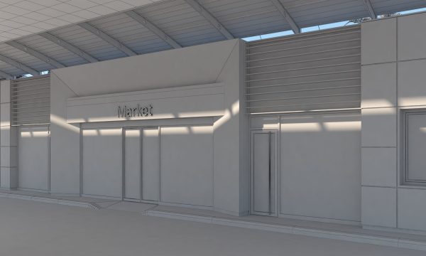 Gas Station Scene