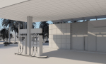 Gas Station Scene