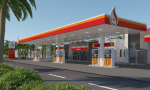 Gas Station Scene