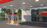 Gas Station Scene