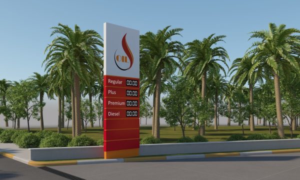 Gas Station Scene