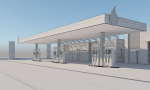 Gas Station Scene