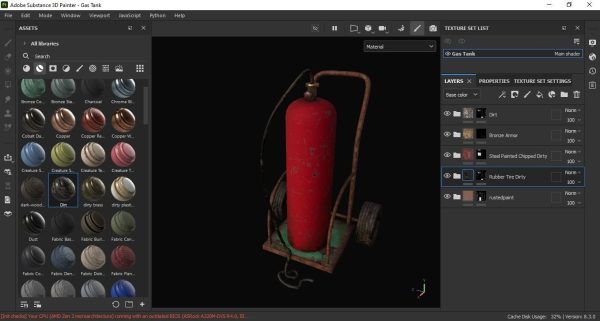 Gas Tank 3D Model
