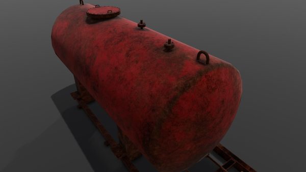 Gas Tanker 3D Model