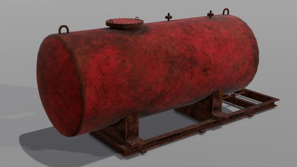 Gas Tanker 3D Model