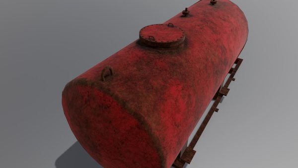 Gas Tanker 3D Model