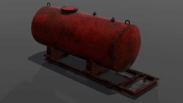Gas Tanker 3D Model