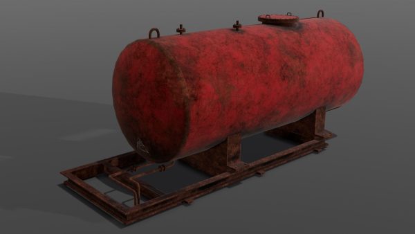 Gas Tanker 3D Model