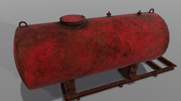 Gas Tanker 3D Model