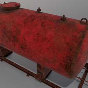 Gas Tanker 3D Model