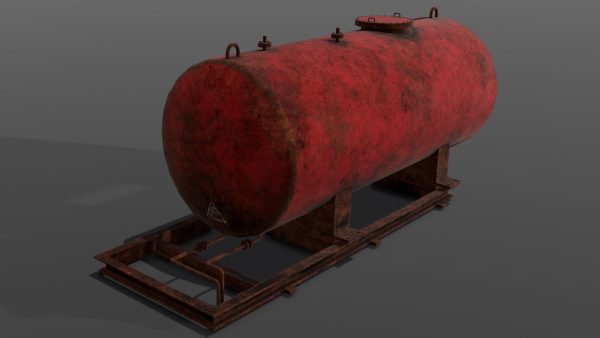 Gas Tanker 3D Model