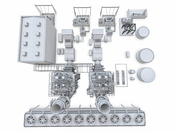 Gas Turbine Plant - Full Set