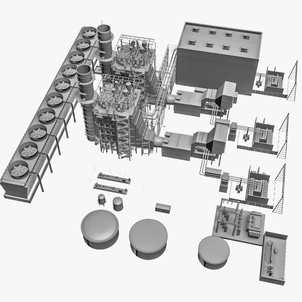 Gas Turbine Plant - Full Set