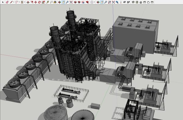 Gas Turbine Plant - Full Set