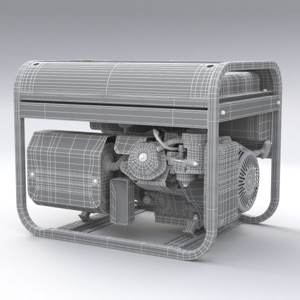 gasoline generator Fubag BS 6600 3D model