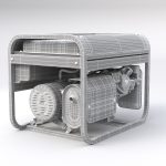 gasoline generator Fubag BS 6600 3D model
