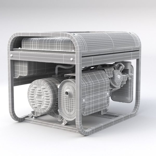 gasoline generator Fubag BS 6600 3D model