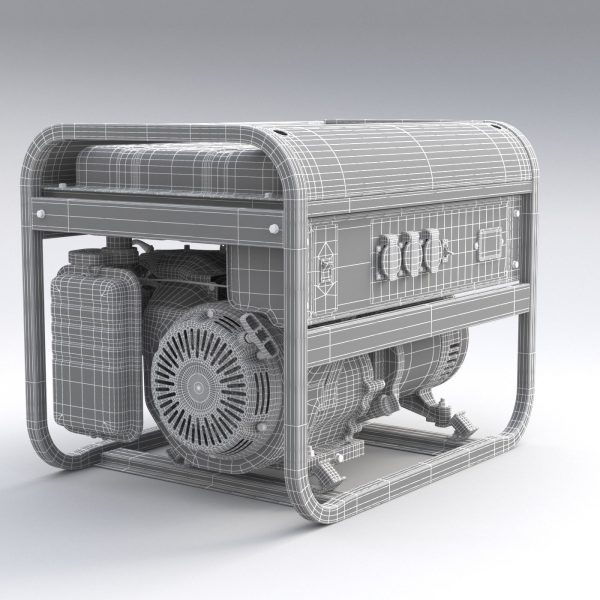 gasoline generator Fubag BS 6600 3D model
