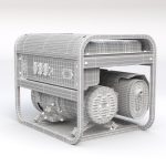gasoline generator Fubag BS 6600 3D model