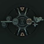 Generator clock with gears